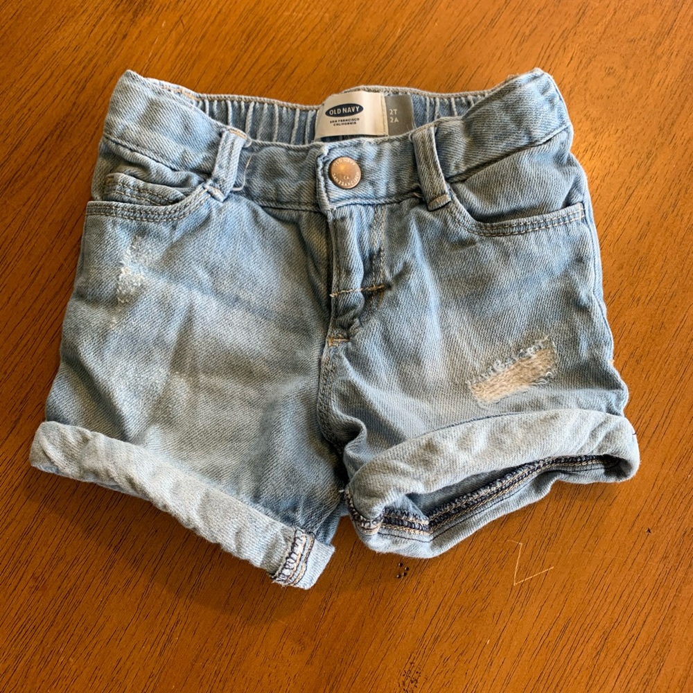 Denim shorts